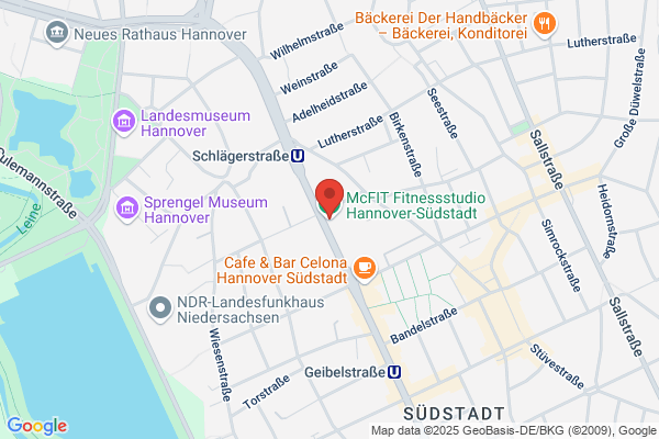 McFIT Fitnessstudio Hannover-Südstadt