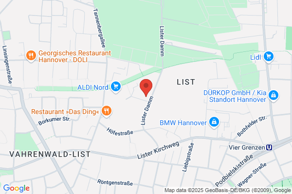 Brandes & Diesing OHG Reha-Vitalcentrum Hannover List