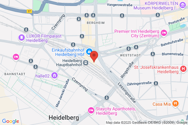 Metropolis Restaurant Heidelberg Hauptbahnhof