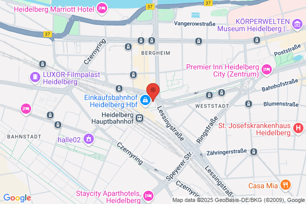 Heidelberger Volksbank eG, Geldautomat Hauptbahnhof