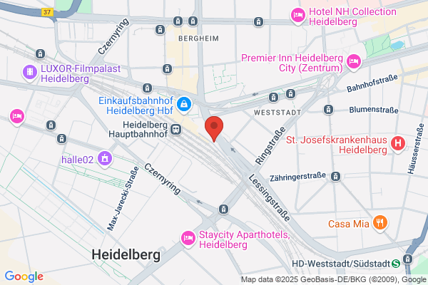 DB BahnPark Parkplatz Hauptbahnhof Lessingstraße P2
