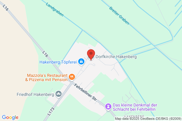 Kirche Hakenberg - Pfarrsprengel Linum