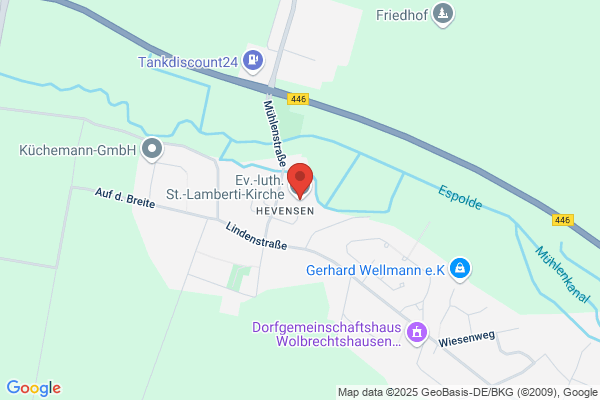 Ev.-luth. Kirchengemeinde Hevensen-Lutterhausen, Gemeindebüro u. Pfarramt, Pastor Töpperwein