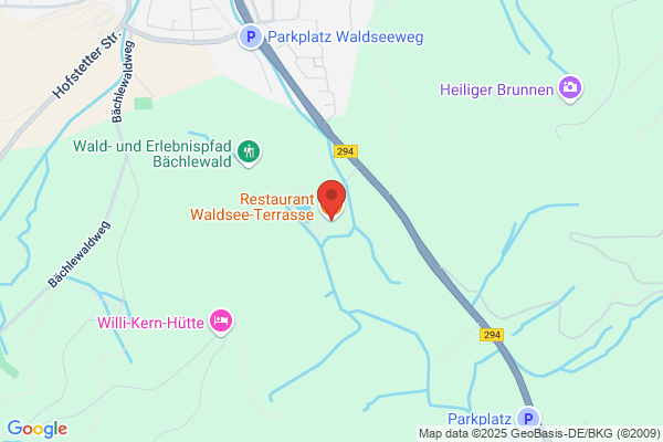 Restaurant Waldsee-Terrasse