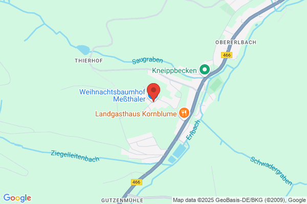 Weihnachtsbaumhof Meßthaler weihnachtsbäume Meßthaler Obererlbach
