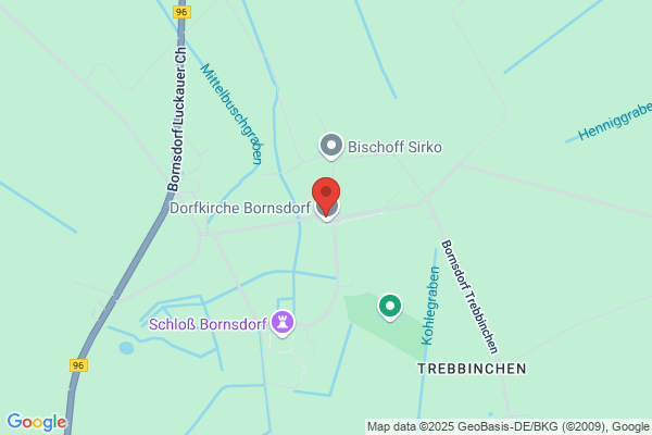 Kirche Bornsdorf - Pfarrsprengel Gehren