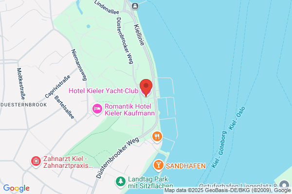 Restaurant im Hotel Kieler Yacht Club