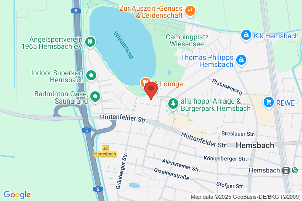 Stadtverwaltung Hemsbach Freibad Wiesensee
