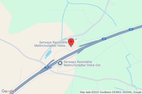 Serways Raststätte Mellrichstädter Höhe West