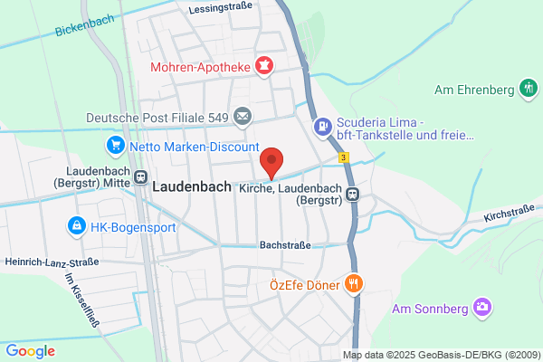 Volksbank Darmstadt Mainz, SB-Filiale Bahnhofstraße, Laudenbach
