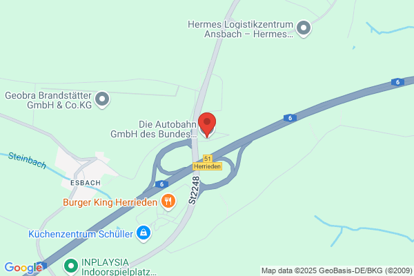 Autobahndirektion Nordbayern Autobahnmeisterei Herrieden