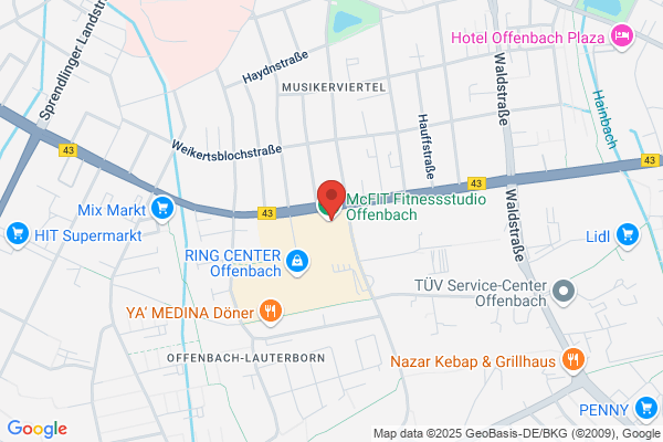 McFIT Fitnessstudio Offenbach