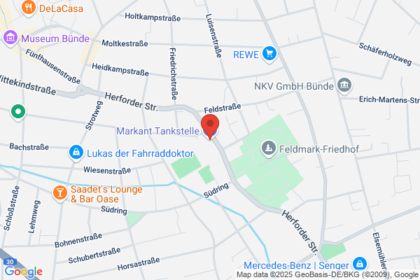 Markant Tankstelle