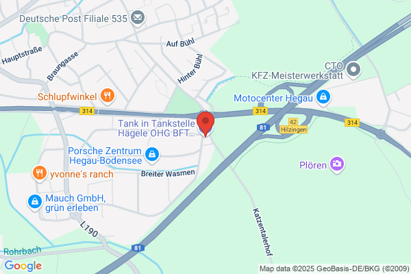 Tank in ReifenserviceGeorg Hägele