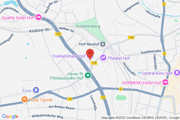 Freiheitshalle Ausweichquartier