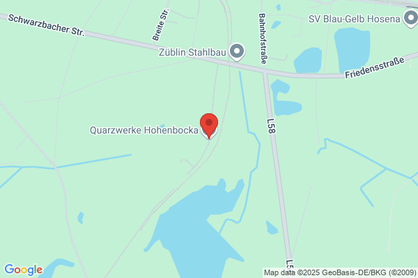 Quarzwerke GmbH Quarz- sandwerk Hohenbocka