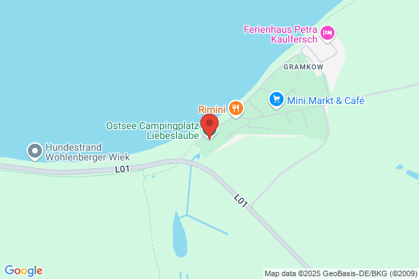 Campingplatz Liebeslaube an der Wohlenberger Wiek