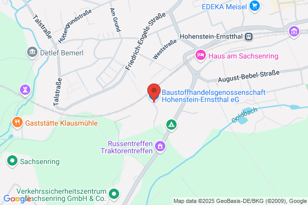Baustoffhandelsgenossenschaft Hohenstein-Ernstthal e.G.