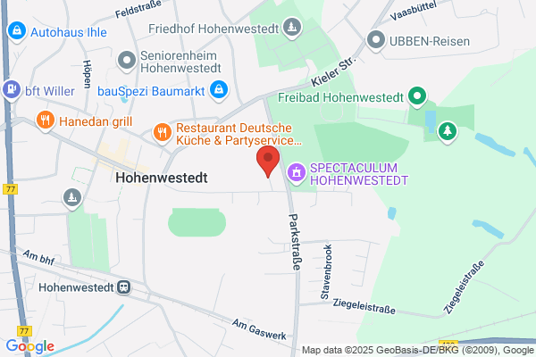 MTSV Hohenwestedt, Gesch.St.