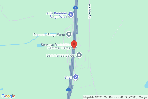 Serways Raststätte Dammer Berge