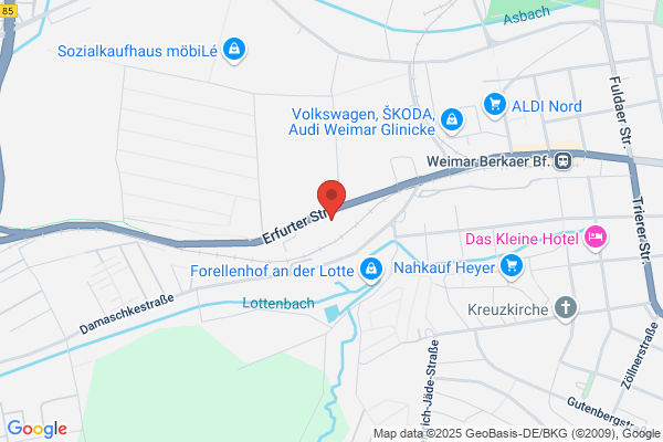 Claus Schinner Autohaus, Werkstatt u. Lager