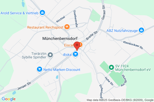 Volksbank eG Gera Jena Rudolstadt, SB-Standort Münchenbernsdorf
