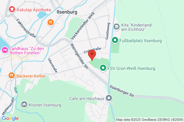 FSV Grün-Weiß Ilsenburg Sportanlage Eichholz