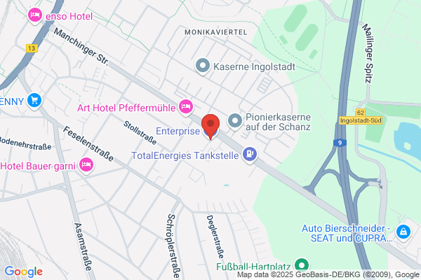 Enterprise Autovermietung und Transporter - Ingolstadt