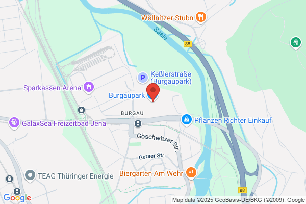 Volksbank eG Gera Jena Rudolstadt, Immobilien- und Baufinanzierungscenter Jena BURGAUPARK