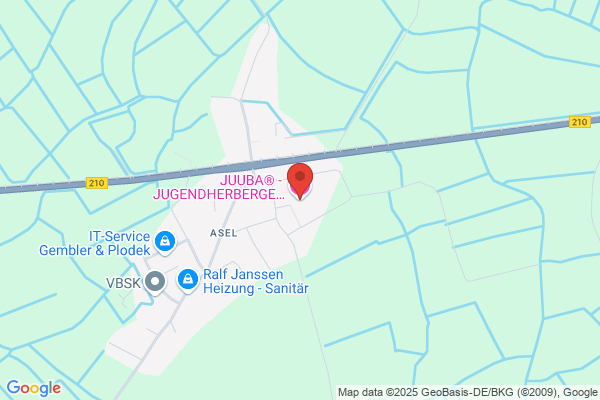 JUUBA - JUGENDHERBERGE, HOSTEL UND BILDUNGSZENTRUM ASEL IN OSTFRIESLAND