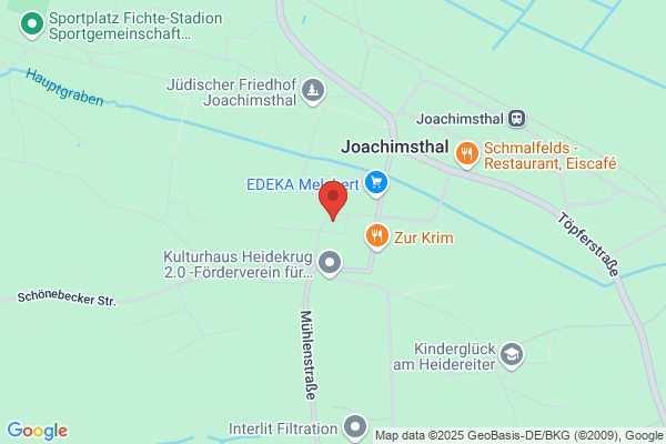 Kirche Joachimsthal - Pfarrsprengel Joachimsthal