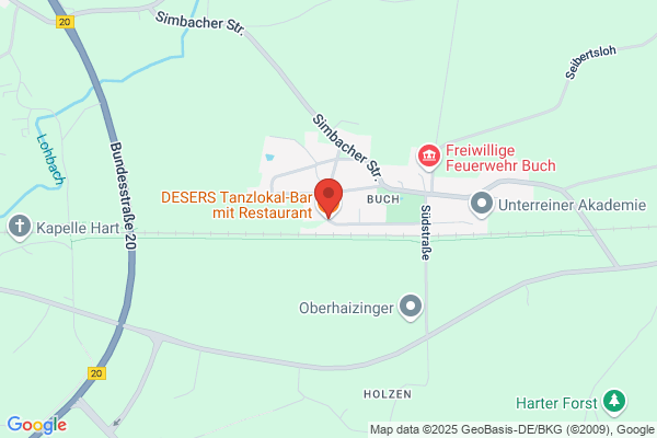 DESER'S XXL Restaurant-Tanzcafe in BUCH