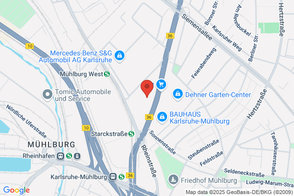 Budget Autovermietung - Karlsruhe-Knielingen