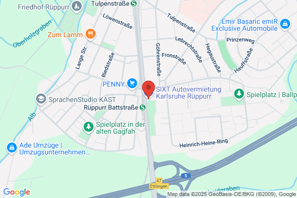 SIXT Autovermietung Karlsruhe Süd