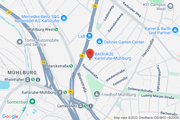 BAUHAUS Karlsruhe-Mühlburg