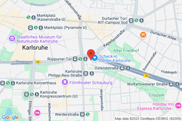 BLUME2000 im Scheck-In Karlsruhe Rüppurrer Str.