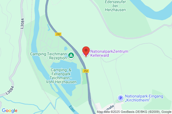 Nationalpark Naturpark  Infozentrum KellerwaldUhr