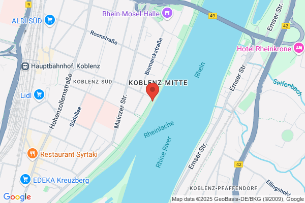 Café Restaurant Rheinanlagen