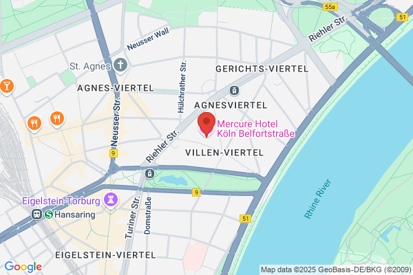 Mercure Hotel Koeln Belfortstrasse