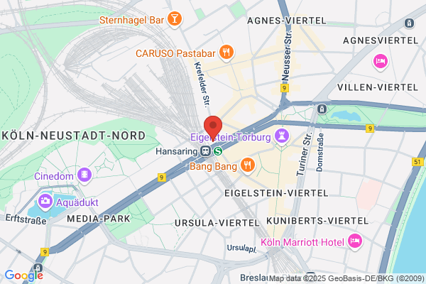 ampido Parkplatz Köln Hansaring S-Bahn