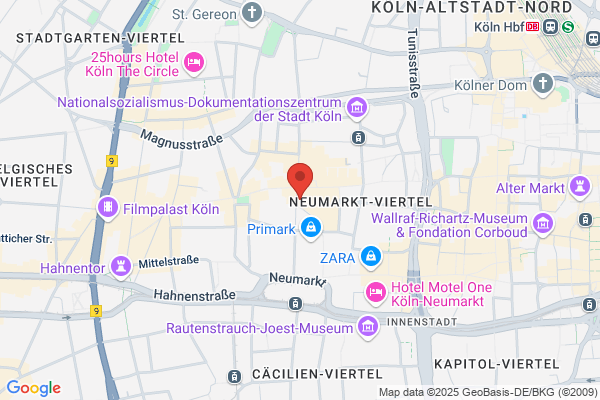 Parkhaus GALERIA Köln Breite Straße