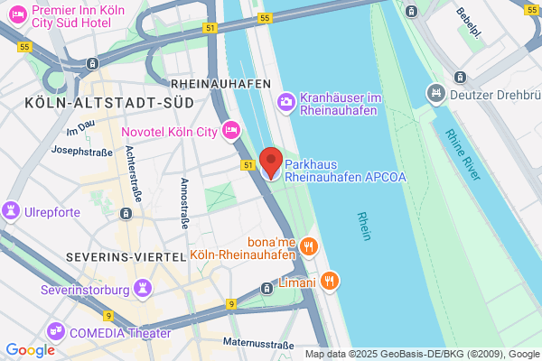 Parkhaus Rheinauhafen APCOA
