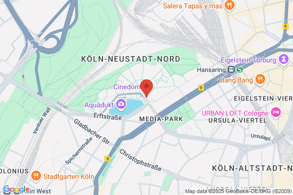 Tiefgarage Mediapark - Cinedom P1+2 APCOA