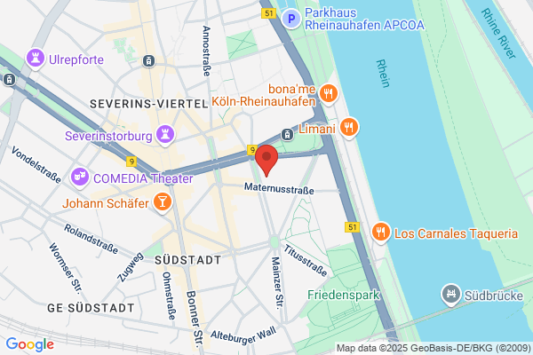 Kölner Studentenwerk AöR, Mensen/Cafeterien Köln, Südstadt
