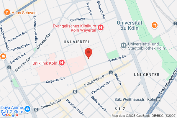 Kölner Studentenwerk AöR, Mensen/Cafeterien Köln, Universitäts-Erfrischungsraum