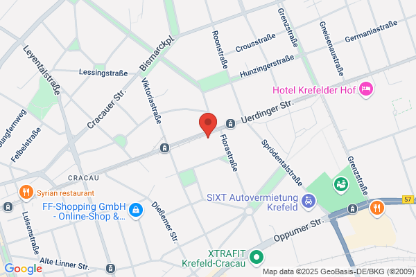 Die Biobäcker Filiale Krefeld mit kleinem Cafébereich
