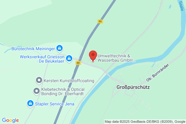 Umwelttechnik & Wasserbau GmbH, Hauptniederlassung Jena/Kahla