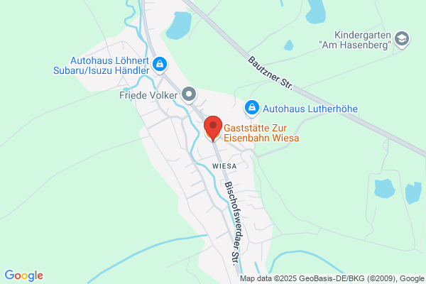 Gaststätte Zur Eisenbahn Wiesa