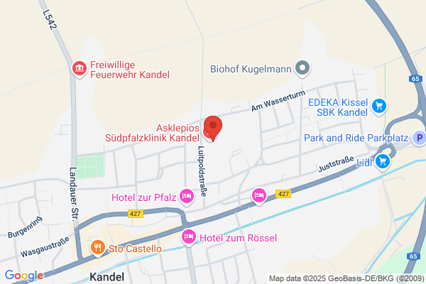 Asklepios Südpfalzklinik Kandel - Gelenkzentrum Südpfalz