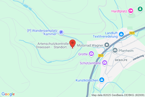Artenschutzkontrolle Dreessen - Standort Sauerland